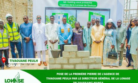 Tivaouane Peulh : La LONASE pose la première pierre de sa future agence dans la commune de Yeumbeul Nord (Gadaye)