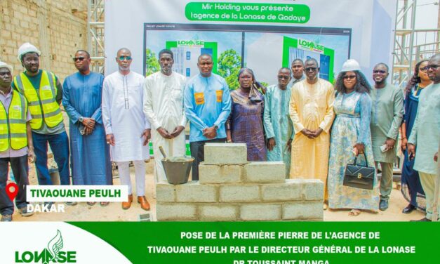 Tivaouane Peulh : La LONASE pose la première pierre de sa future agence dans la commune de Yeumbeul Nord (Gadaye)