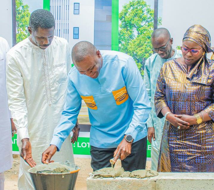 Tivaouane Peulh : La LONASE pose la première pierre de sa future agence dans la commune de Yeumbeul Nord (Gadaye)